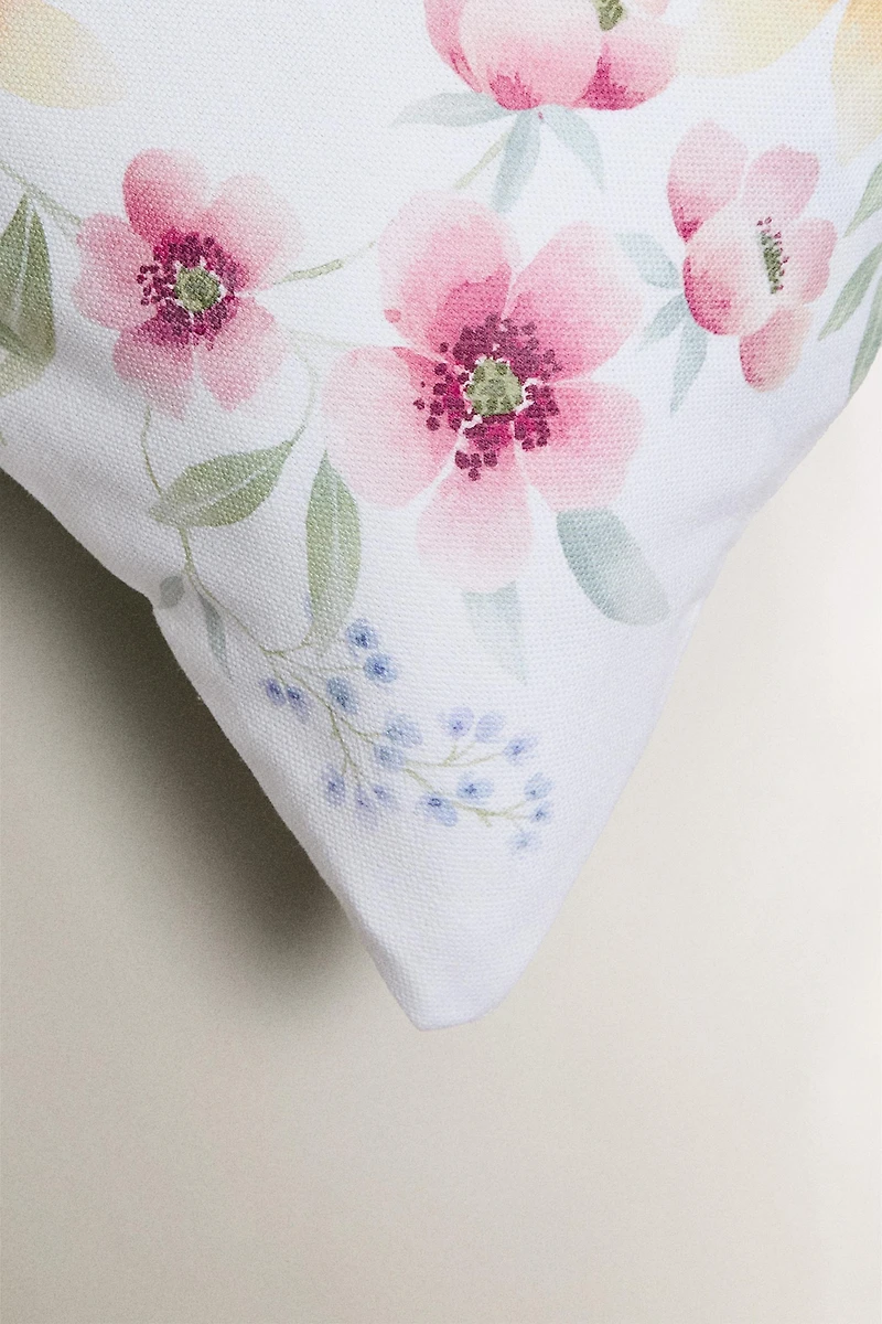 HOUSSE DE COUSSIN IMPRIMÉ FLORAL