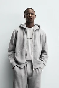 SWEAT ZIPPÉ CAPUCHE HEAVY WEIGHT
