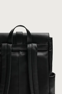 BELTED FLAP BACKPACK