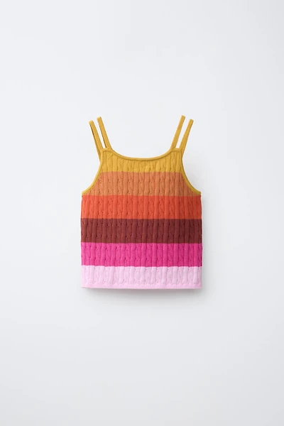 CABLE KNIT TOP