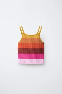 CABLE KNIT TOP