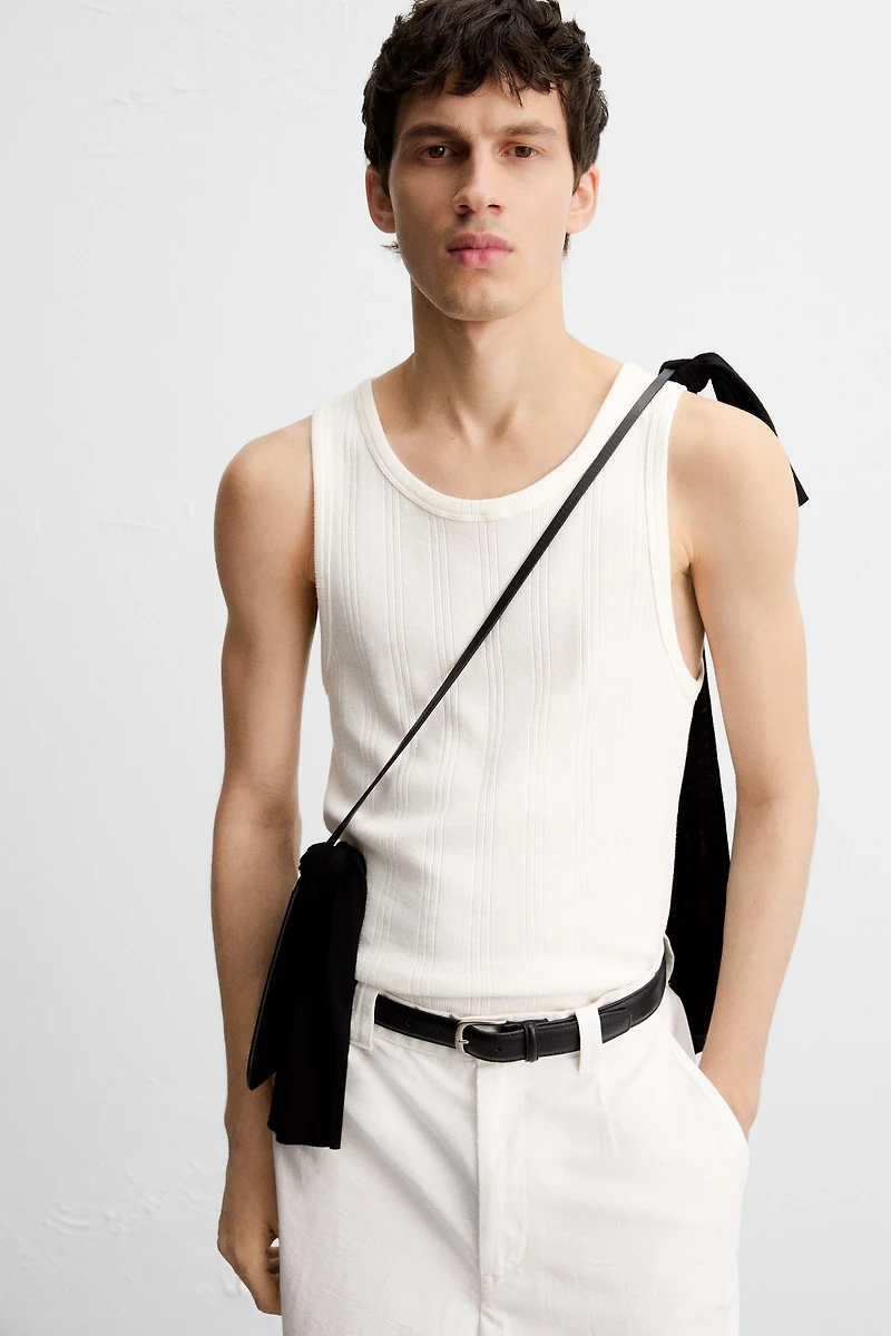 TEXTURED TANK TOP