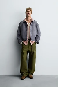 WASHED BOXY FIT JACKET
