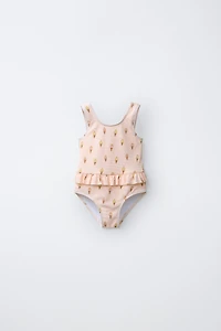 1-6 YEARS/ ICE CREAM PRINT SWIMSUIT