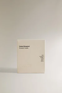 G) LEMON BERGAMOT SCENTED CANDLE