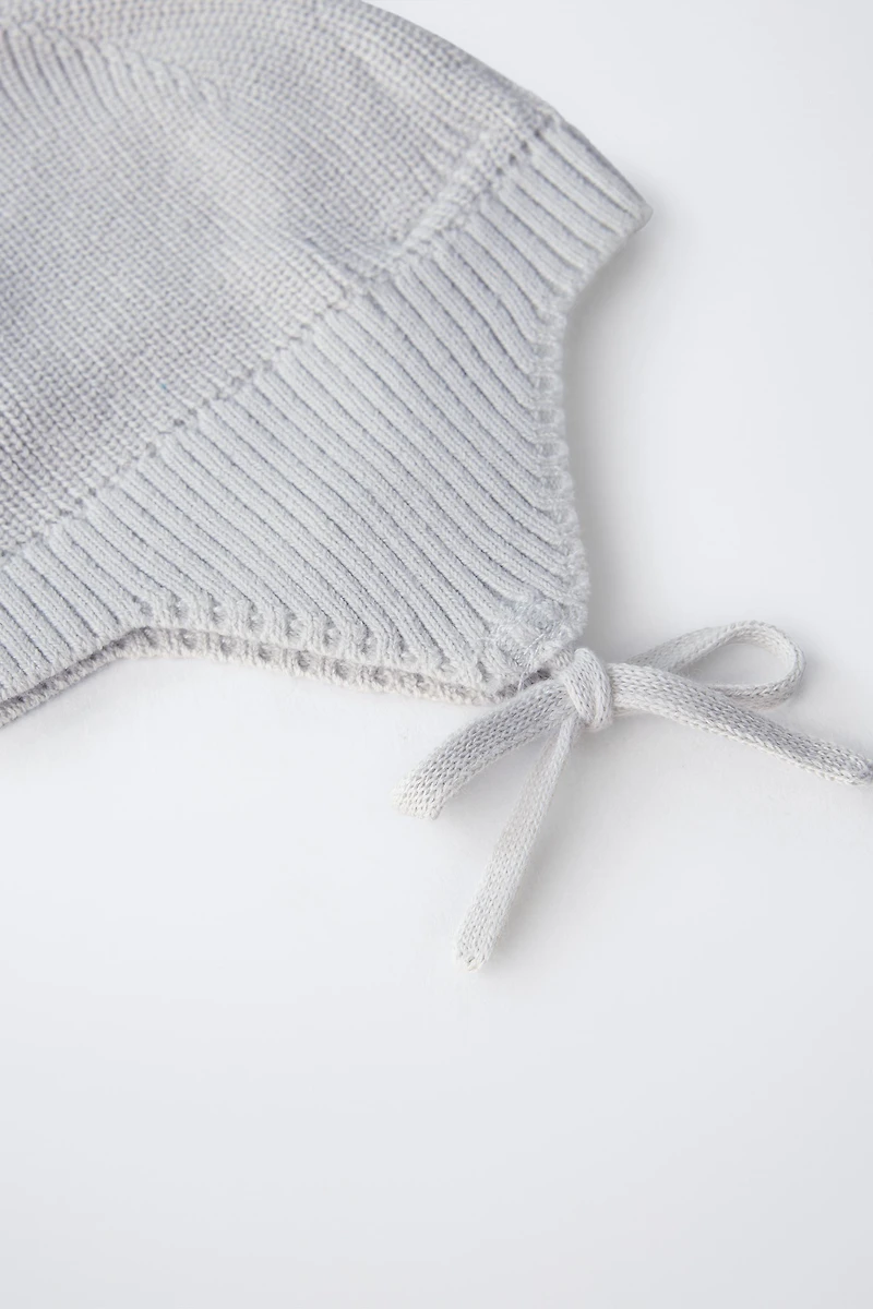 PEARL KNIT BONNET
