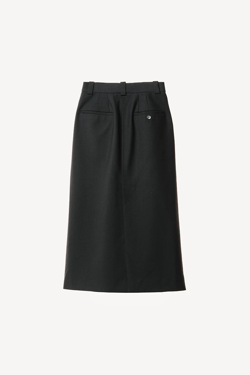 WILLY CHAVARRIA X ZARA WOOL BLEND PENCIL MIDI SKIRT