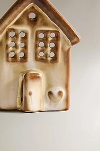 PHOTOPHORE CÉRAMIQUE MAISON NOËL