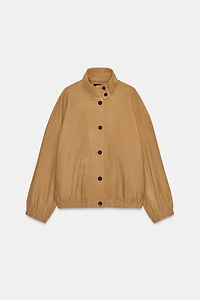 ZW COLLECTION LIMITED EDITION LEATHER BOMBER JACKET