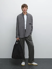 Regular fit flowing shirt