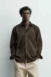 REGULAR FIT POPLIN SHIRT