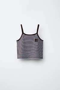 STRIPED T-SHIRT AND BERMUDA SET