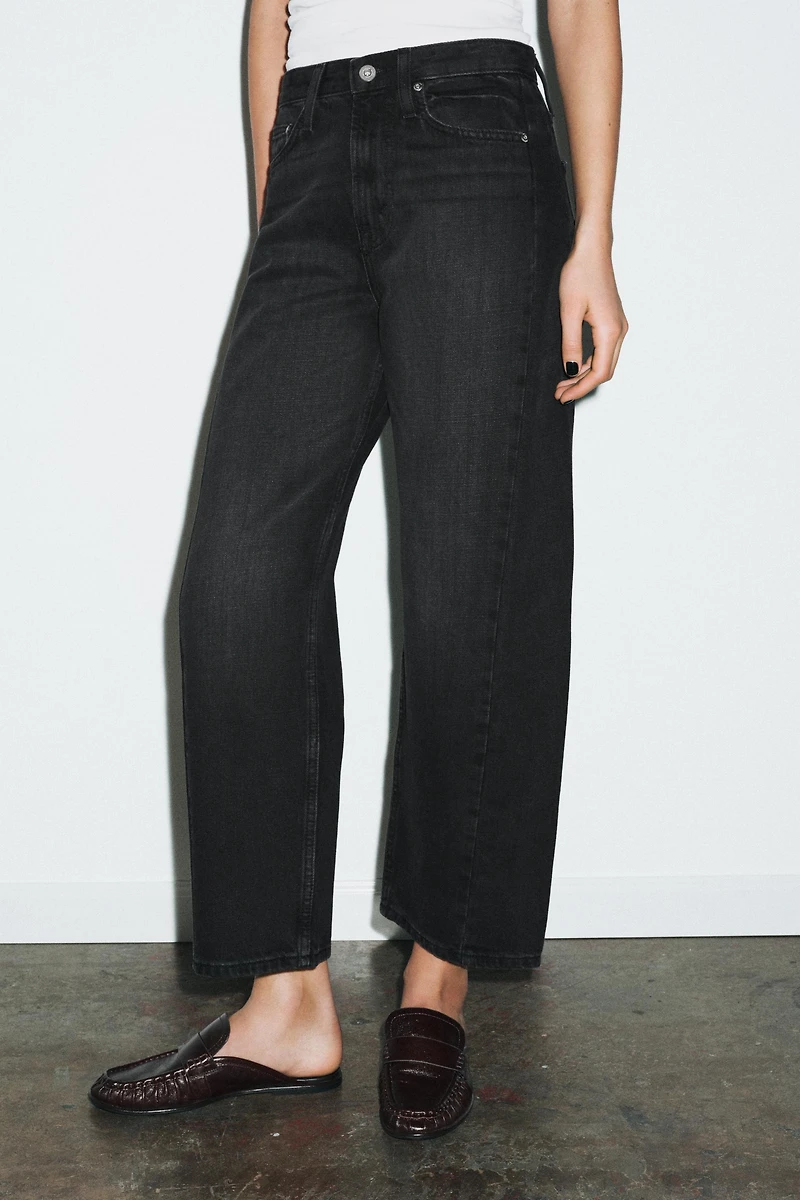 ZW COLLECTION MID-RISE RELAXED ANKLE JEANS