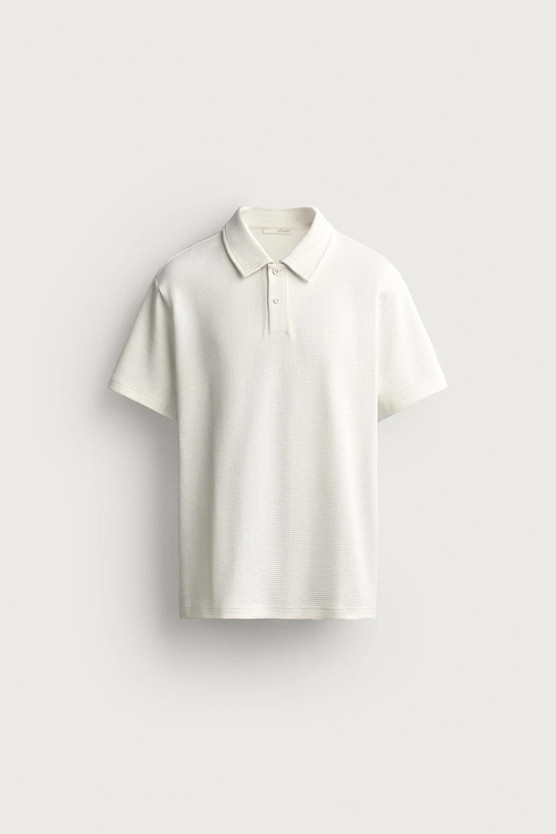 WAFFLE TEXTURE POLO