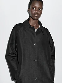 Manteau laine long
