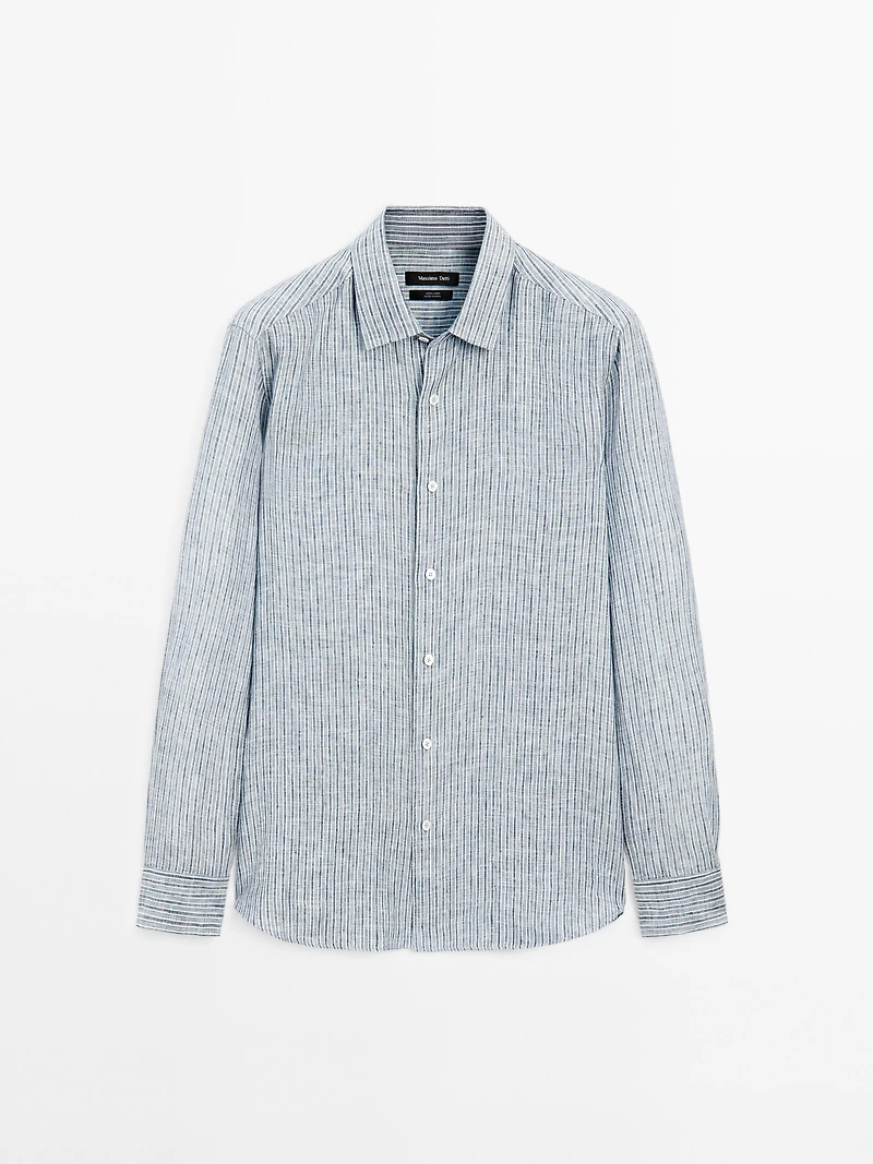 Regular fit striped shirt