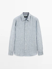 Regular fit striped shirt