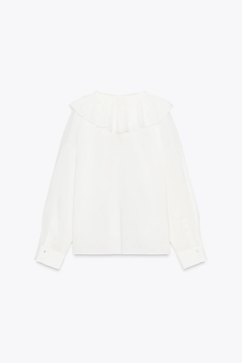 ZW COLLECTION LINEN AND SILK BLEND SHIRT