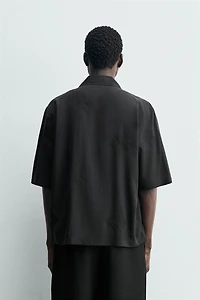 GEOMETRIC EMBROIDERY SHIRT