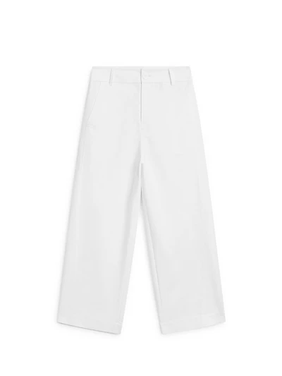 High-waist barrel fit trousers