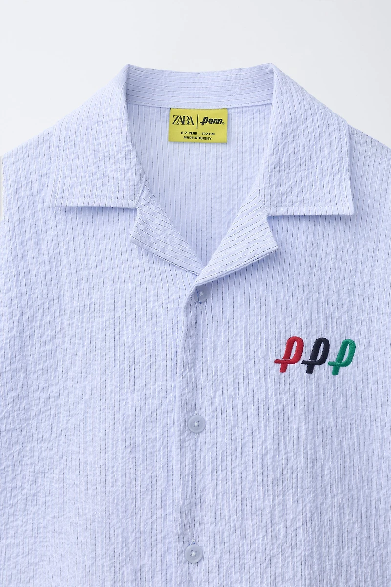 PENN © TEXTURED STRIPED SHIRT