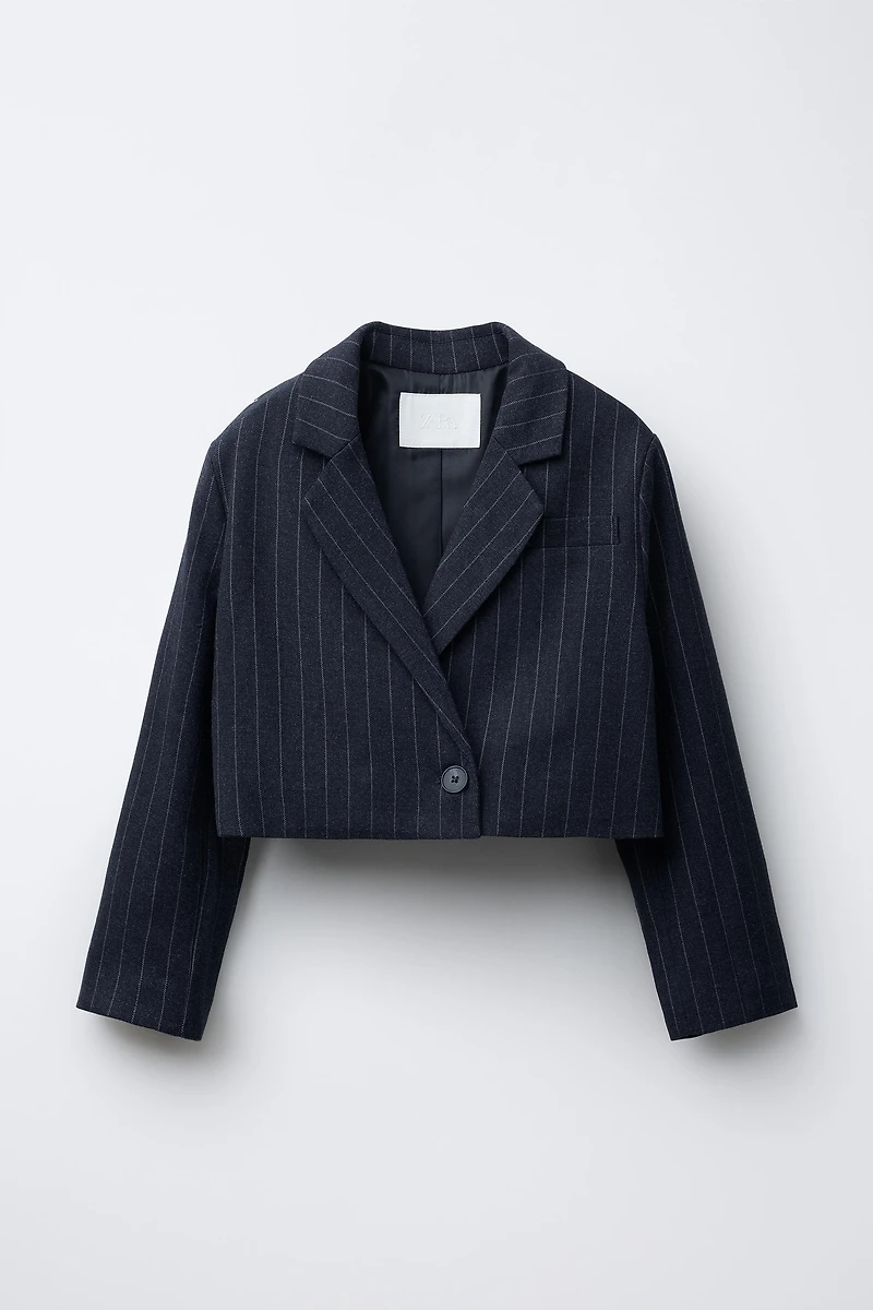 VESTE COURTE À RAYURES TENNIS
