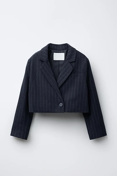 VESTE COURTE À RAYURES TENNIS