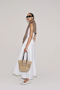 MINI SAC SHOPPER EN RAFIA