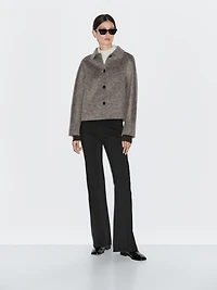 Short flecked coat