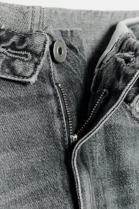 TRF MID-RISE FOLDED WAIST JEANS