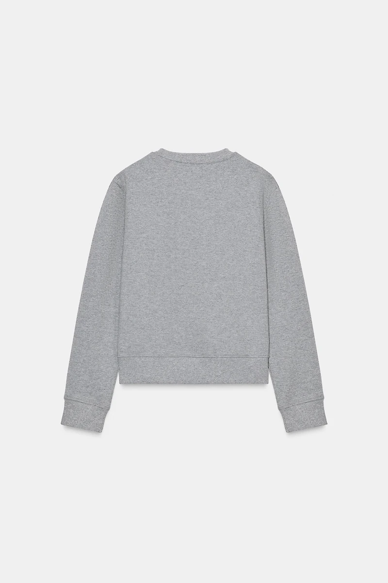 FRONT TEXT SWEATSHIRT