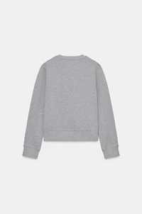 FRONT TEXT SWEATSHIRT