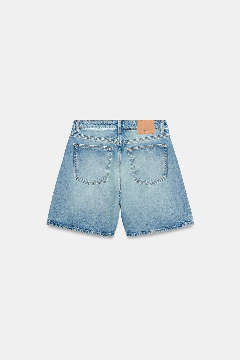 SHORT Z1975 DENIM À TAILLE CROISÉE