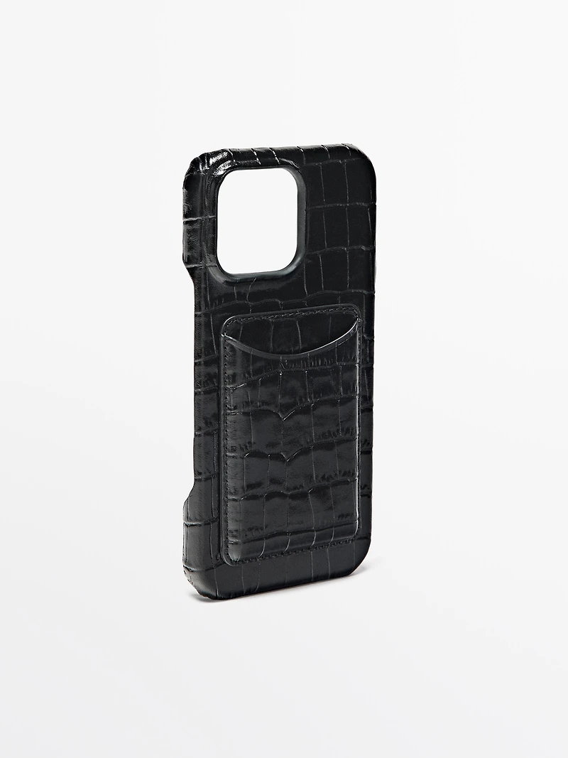 Nappa leather iPhone 16 Pro Max case