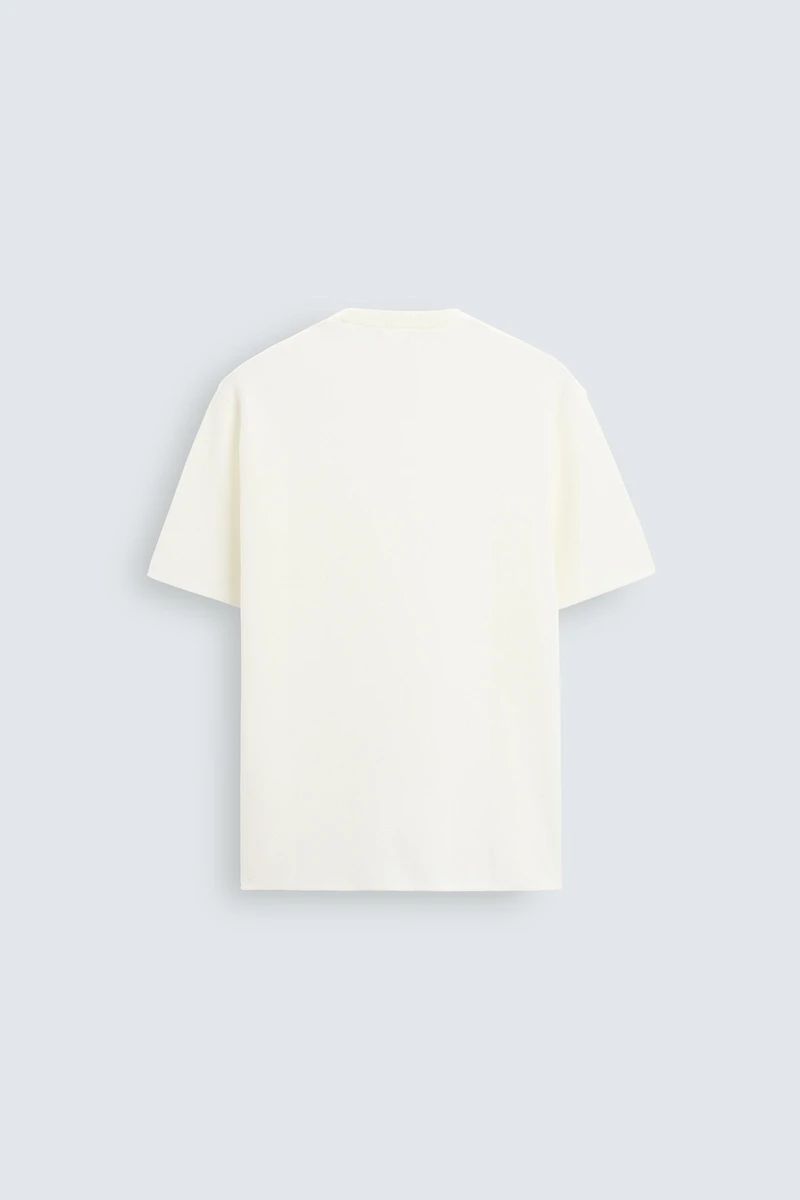 T-SHIRT EN MAILLE RELAXED FIT