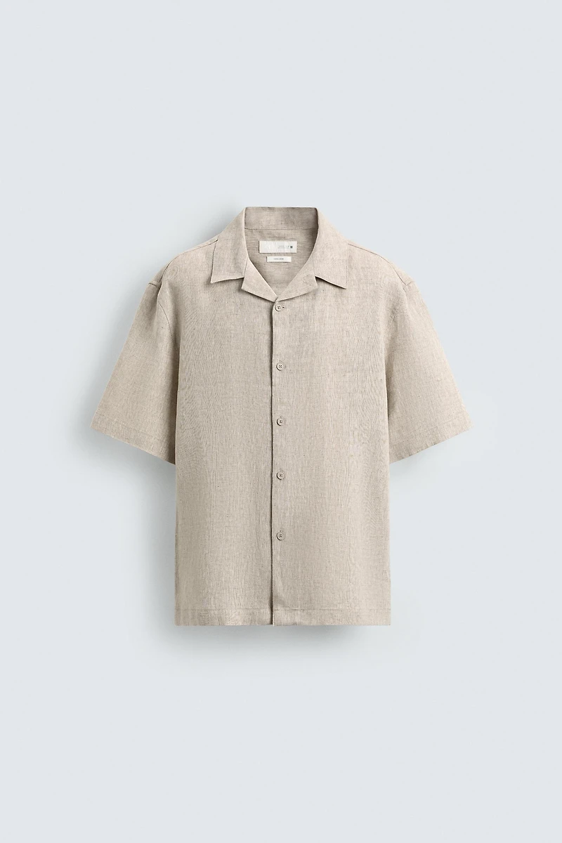 CHEMISE RELAXED FIT 100% LIN