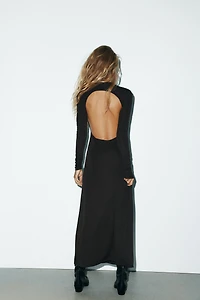ROBE CRÊPE DOS NU