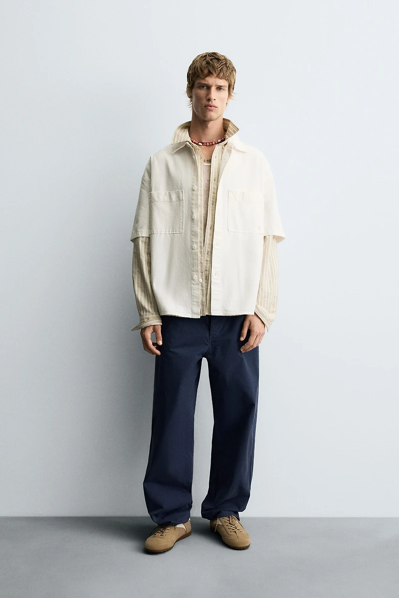 CHEMISE À IMPRIMÉ DÉLAVÉ