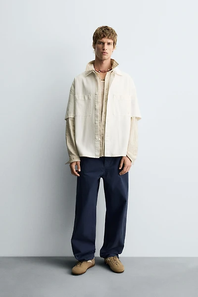 CHEMISE À IMPRIMÉ DÉLAVÉ