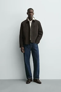 QUILTED POCKET OVERSHIRT