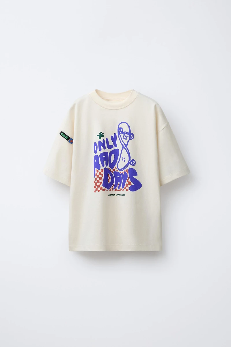 PRINTED LABEL T-SHIRT