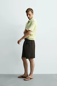 LIGHTWEIGHT COTTON KNIT POLO