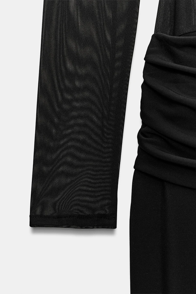 FLOWY COMBINATION DRESS