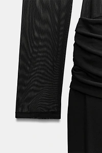 FLOWY COMBINATION DRESS