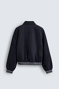 PATCH BOMBER JACKET