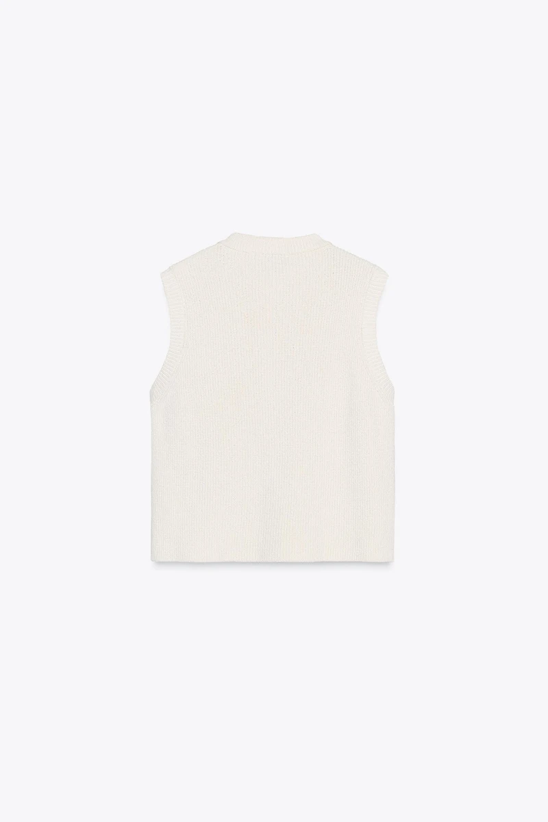 SMOOTH KNIT VEST TOP