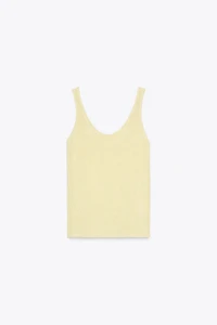 LINEN KNIT TOP