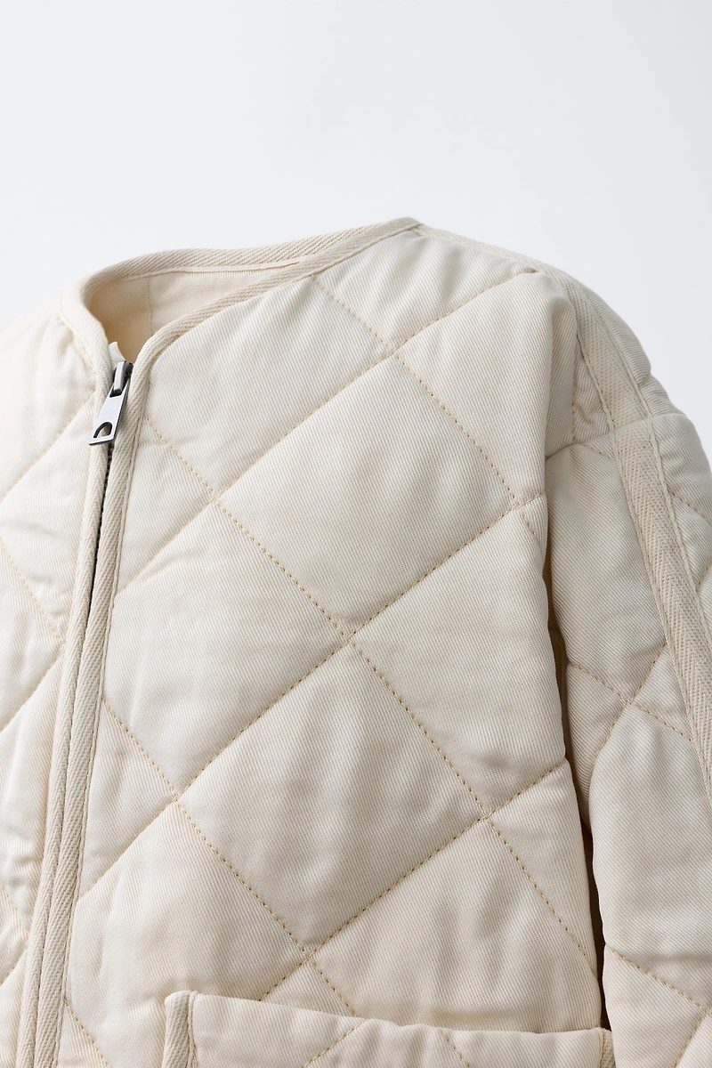 VESTE MATELASSÉE ZIPPÉE
