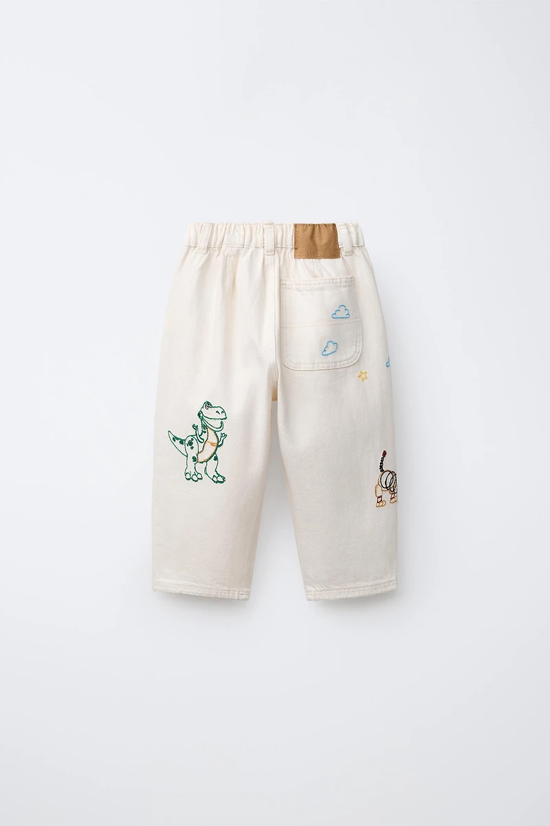 EMBROIDERED TOY STORY © DISNEY PIXAR TWILL PANTS