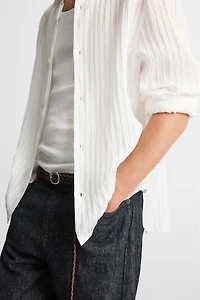 STRIPED JACQUARD SHIRT